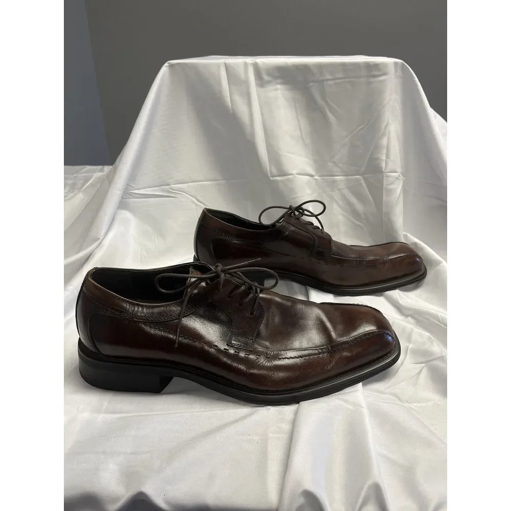 Cole Haan‎ Mens Brown Derby Dress Shoes 11 D Grandpa Dad Driving Casual